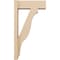 Ekena Millwork 5 1/2-in W x 14-in D x 26-in H Funston Block Rough Cedar Woodgrain TimberThane Outlooker, Primed Tan OUTUR055X14X26FST44RCPR - alternate 4